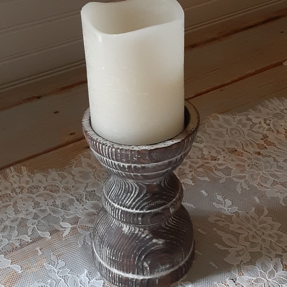 Rustic Candle Holder